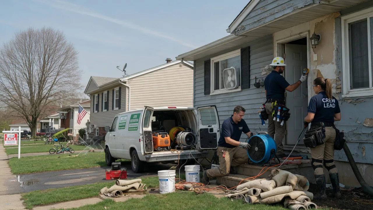 Flood Cleanup in Chenoa, IL near me
