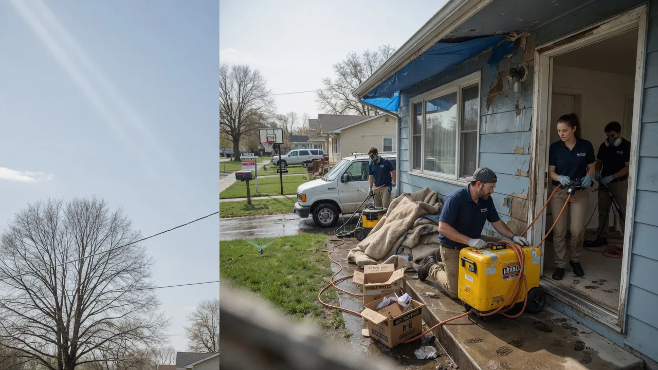 Basement Flood Cleanup in Chenoa, IL near me